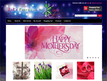 Tablet Screenshot of liliflorist.com